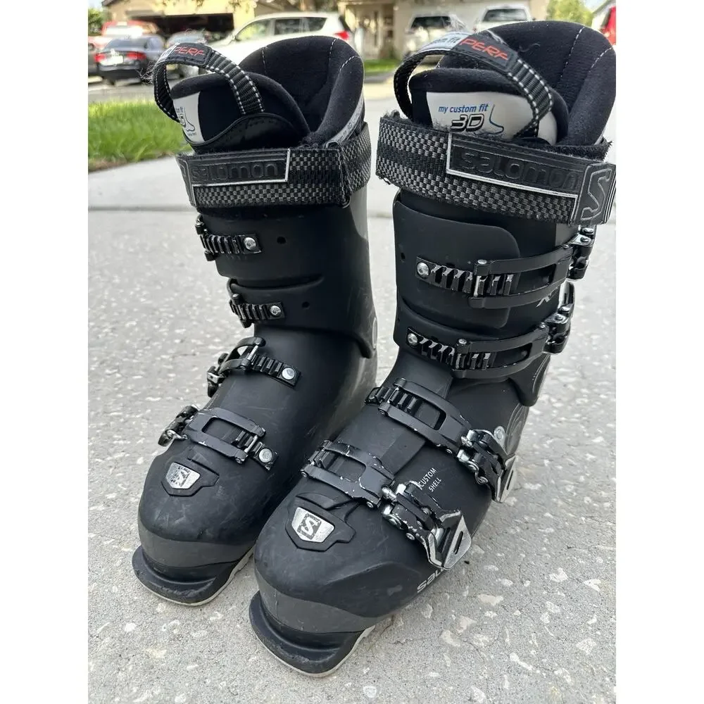 Salomon X Pro 100 Energyzer Ski Boots- Size 27/27.5 Custom Fit 3D Snow